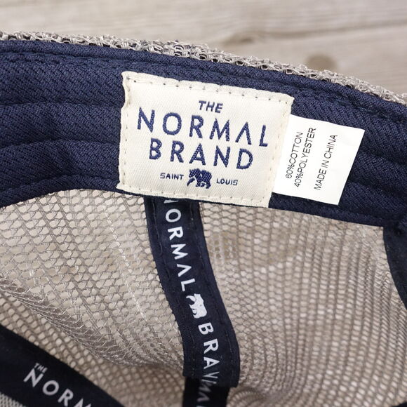 THE NORMAL BRAND ST LOUIS MO BEAR LOGO GREY VENTED SNAPBACK BASEBALL HAT CAP - Picture 11 of 11